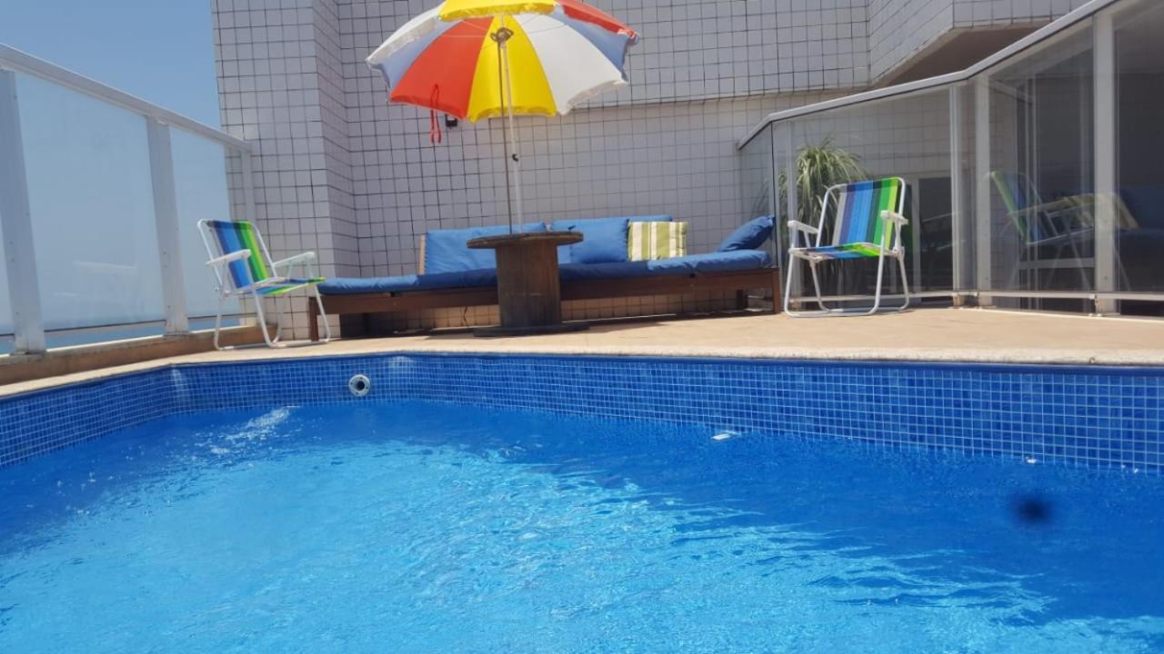 Ferienwohnung Cobertura Com Piscina E Churrasqueira Mongagua Sp Exterior foto