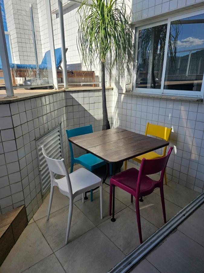 Ferienwohnung Cobertura Com Piscina E Churrasqueira Mongagua Sp Exterior foto