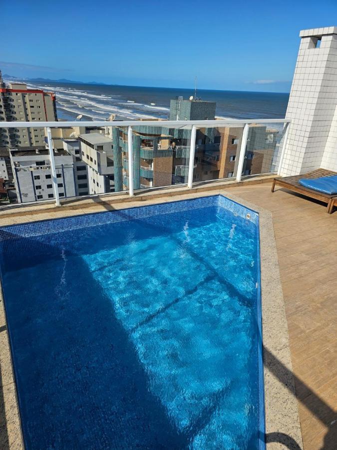 Ferienwohnung Cobertura Com Piscina E Churrasqueira Mongagua Sp Exterior foto